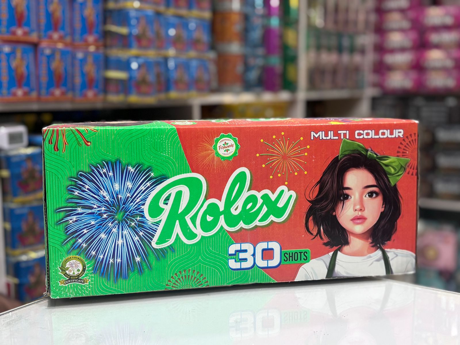 30 Shot Multi Colour