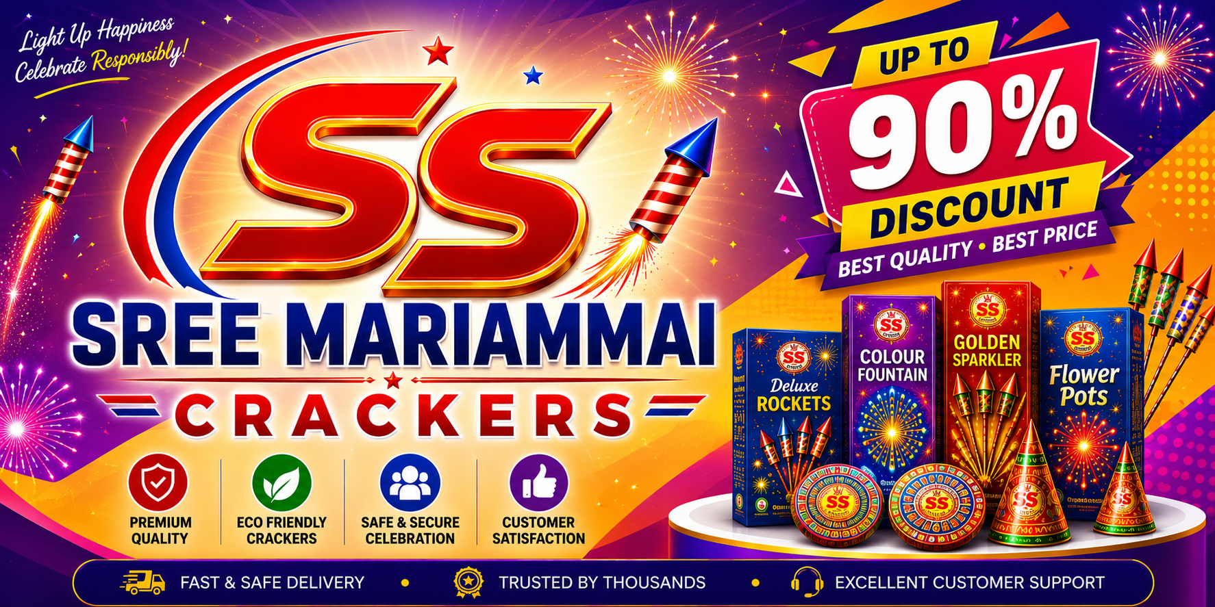 Sree Mariammai Crackers — Premium crackers from Sivakasi